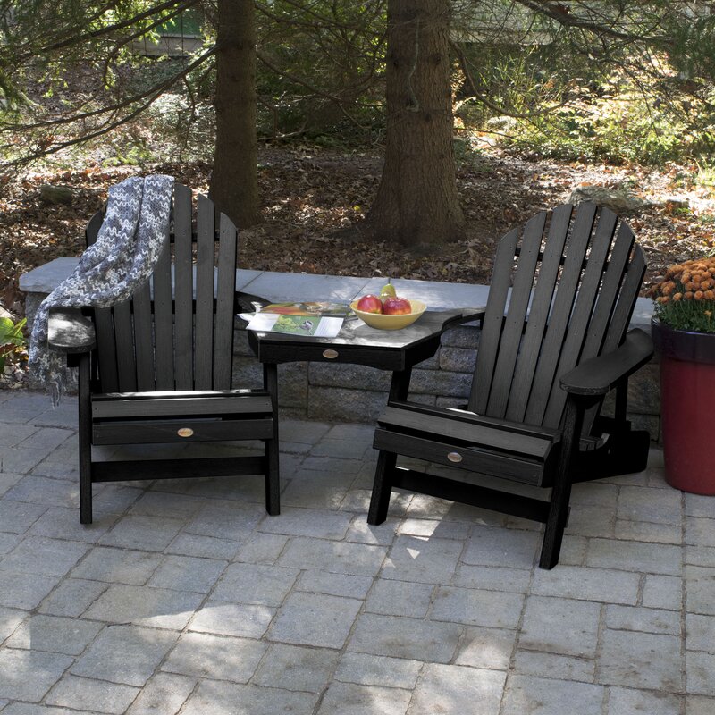 Adirondack Chair Set With Table Adirondack Chair